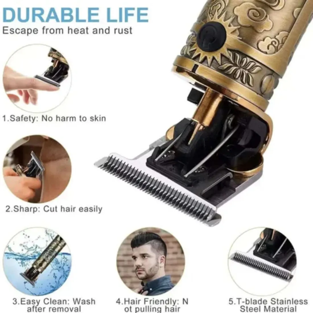Professional 6 In 1 Hair Trimmer - Image 10