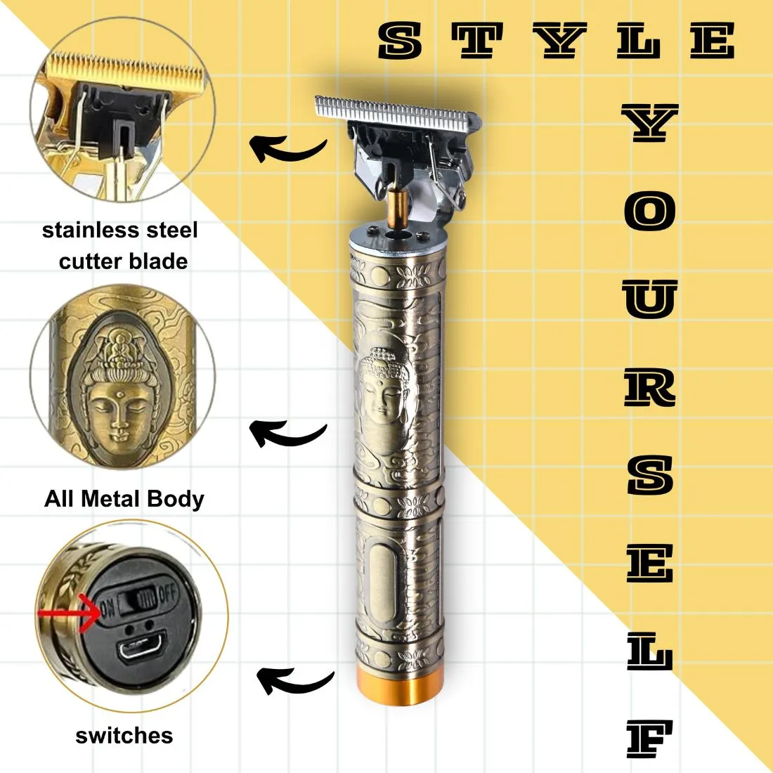 Professional 6 In 1 Hair Trimmer - Image 4