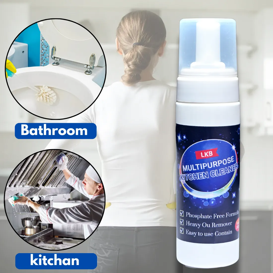 MULTI- PURPOSE KITCHEN BUBBLE CLEANER (Buy 1 Get 1 Free) - Image 3